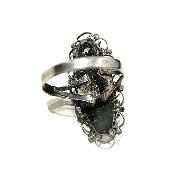 Sterling Silver Abalone Shell Ring - Picture 5 of 6